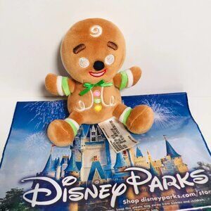 Disney Wishable Christmas Gingerbread Man Plush